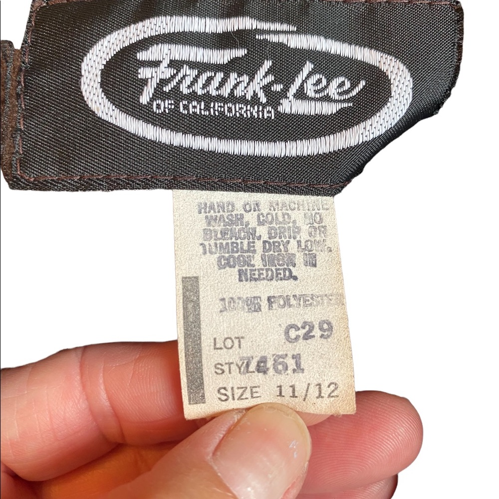 Vintage Frank Lee of California Dark Brown Blazer - Picture 7 of 11